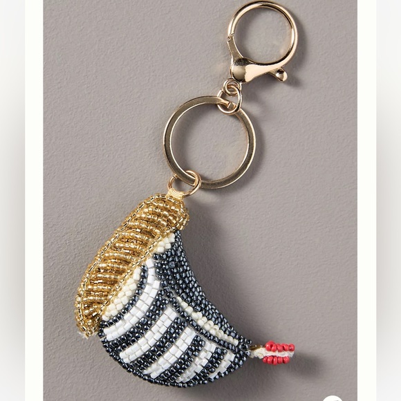 NWT Anthropologie Under the Sea Beaded Bag Charm - Picture 2 of 2